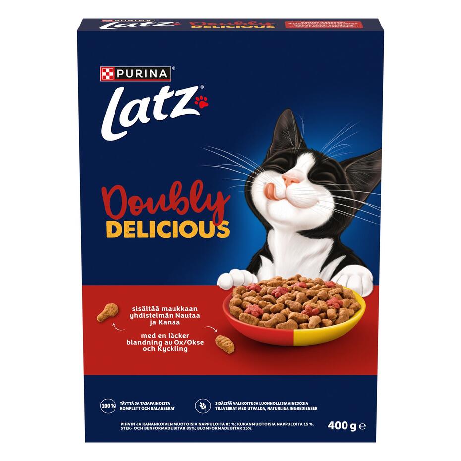 Latz® Doubly Delicious med en lækker blanding af Okse og Kylling og rig på Rødbede