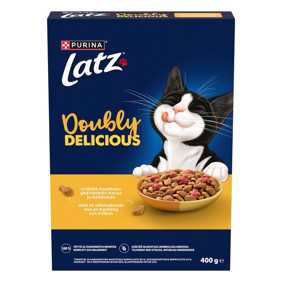 Latz® Doubly Delicious med en lækker blanding af Kylling og Kalkun og rig på Rødbede