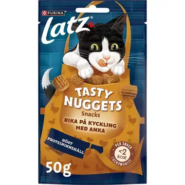 PURINA® Latz® Tasty Nuggets Rig på Kylling med And