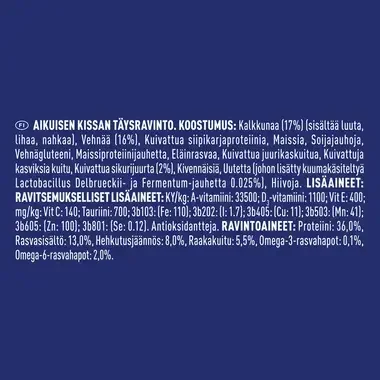 PURINA ONE ® Indoor Formula, Rig på Kalkun