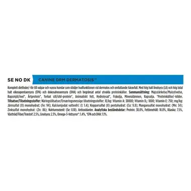 PURINA® PRO PLAN® VETERINARY DIETS DRM Dermatosis®