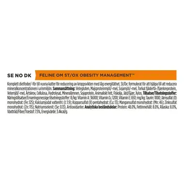 PURINA® PRO PLAN® VETERINARY DIETS OM StOx Obesity Management®