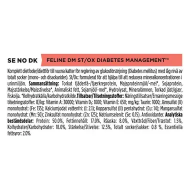 PURINA® PRO PLAN® VETERINARY DIETS DM St/Ox Diabetes Management®
