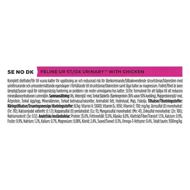 PURINA® PRO PLAN® VETERINARY DIETS UR St/Ox Urinary®