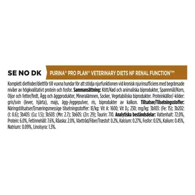 PURINA® PRO PLAN® VETERINARY DIETS Canine NF Renal Function™