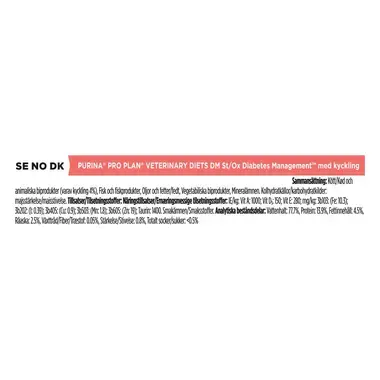 PURINA PRO PLAN VETERINARY DIETS DM St/Ox Diabetes Management