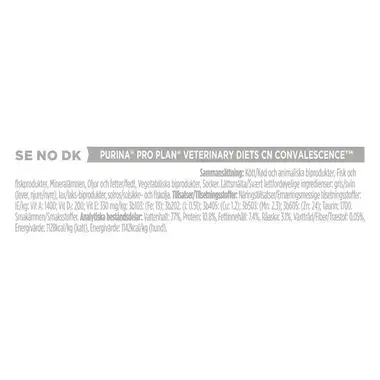PURINA® PRO PLAN® VETERINARY DIETS CN Convalescence™ Mousse vådfoder til katte og hunde dåse 195g