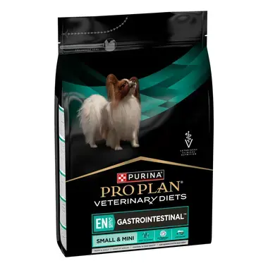 PURINA® PRO PLAN® VETERINARY DIETS EN Gastrointestinal Small&Mini Adult & Puppy Tørfoder til hunde Pose 4kg