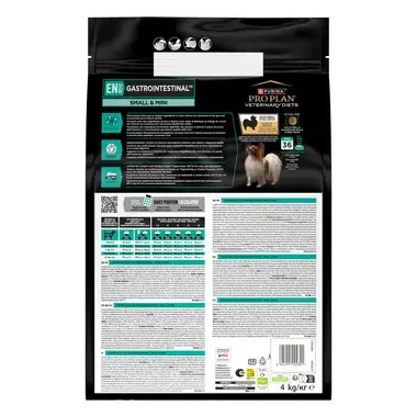 PURINA® PRO PLAN® VETERINARY DIETS EN Gastrointestinal Small&Mini Adult & Puppy Tørfoder til hunde Pose 4kg