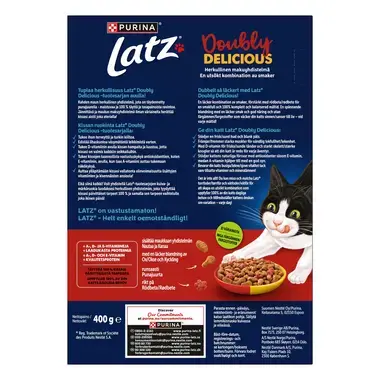 Latz® Doubly Delicious med en lækker blanding af Okse og Kylling og rig på Rødbede