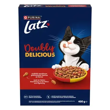 Latz® Doubly Delicious med en lækker blanding af Okse og Kylling og rig på Rødbede