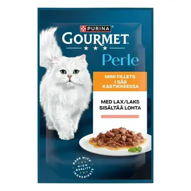 GOURMET® Perle Mini fillets i sauce med Laks
