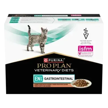 PRO PLAN® VETERINARY DIETS Feline EN St/Ox Gastrointestinal Laks (Vådfoder)