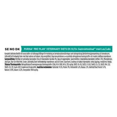 PRO PLAN® VETERINARY DIETS Feline EN St/Ox Gastrointestinal Laks (Vådfoder)