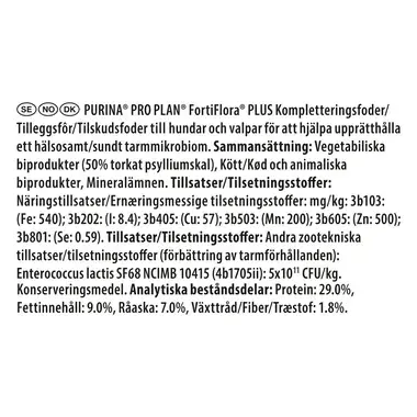 PRO PLAN® Canine FortiFlora PLUS Probiotika + Præbiotika