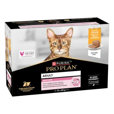 PRO PLAN® Delicate Mousse Kylling 12x85g