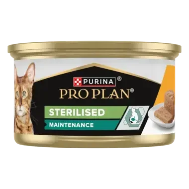 PRO PLAN® Sterilised Maintenance Mousse Kylling