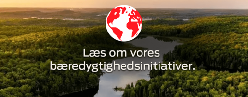 Læs om vores bæredygtighedsinitiativer